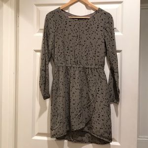 Madewell Silk “Broadway & Broome” print dress sz 2